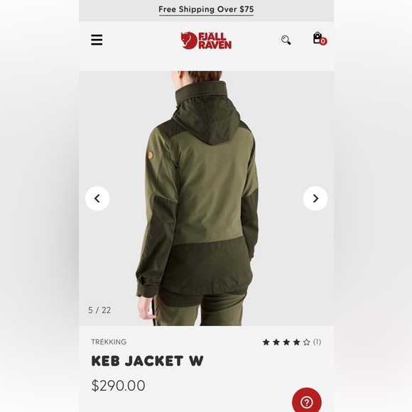 EUC Fjallraven Keb Jacket - W’s Large (tan/olive green) - Picture 8 of 13